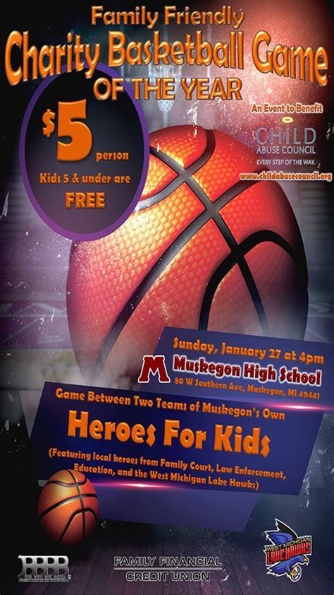 charity basketball game.